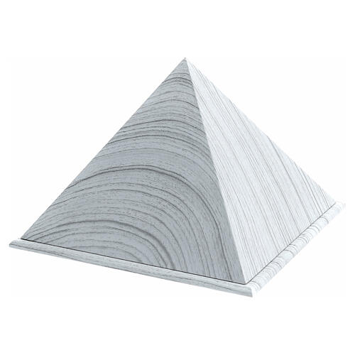 Urna piramide liscia effetto rovere sbiancato opaco 5L 3