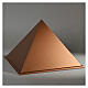 Urna piramide liscia effetto marmo nero lucido 5L s6