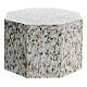Smooth octagon urn with polished granite effect 5L s1