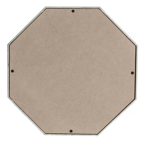 Smooth octagon urn with matte bleached oak effect 5L 4