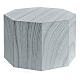 Smooth octagon urn with matte bleached oak effect 5L s3