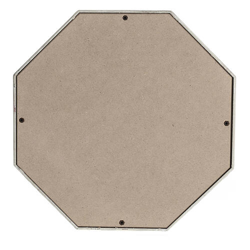Urna ośmiokątna, gładka, efekt szczotkowanego aluminium (mat), pojemność 5 L 4