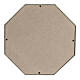 Octagonal urn, smooth surface with polished onyx look, 5L s4