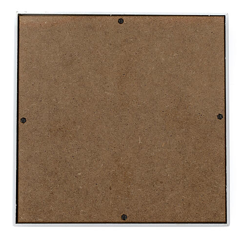 Urna na prochy sześcienna, gładka, lakierowana na wysoki połysk - czerwona, 5l 4