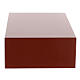 Book-shaped urn, smooth surface with glossy red lacquered finish, 5L s3
