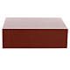 Book-shaped urn, smooth surface with glossy red lacquered finish, 5L s4