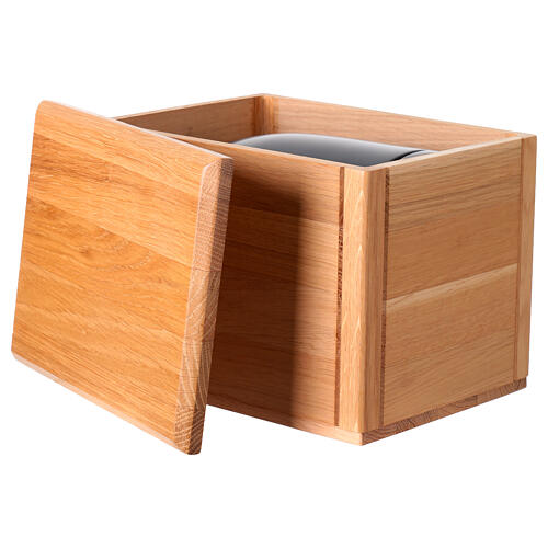 Urna cinerária Rhea em madeira Val Gardena 3