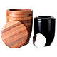 Cremation Urn in Rigel Walnut Val Gardena Wood s2