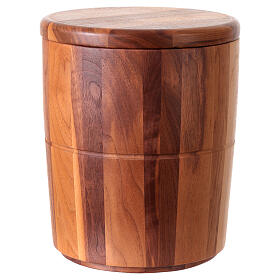 Urne „Nebula“, helles Holz, Grödnertal