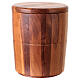 Nebula light wood cinerary urn from Val Gardena s1