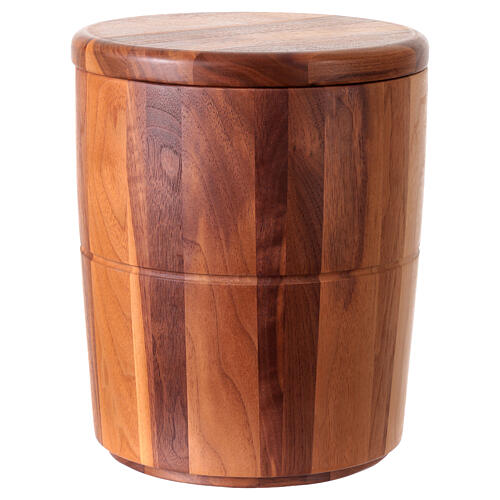 Cremation Urn Nebula in Light Val Gardena Wood 1