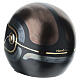 Urna casco da moto nero dettagli oro 25x23x30 cm 8lt s5