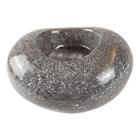 Urne pierre grise effet marbre 19x30x28 cm 5 litres