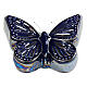 Urne papillon bleu nuit 16x38x28 cm 6 litres s1