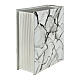 Book-shaped urn with marble vein effect, 10x5x12 in, 5L s1
