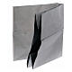 Urna pirámide negra con pinceladas purpurina azul 25x26x26 5lt s2