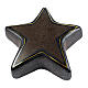 Brown marbled star-shaped urn, 5x15x15 in, 5L s1