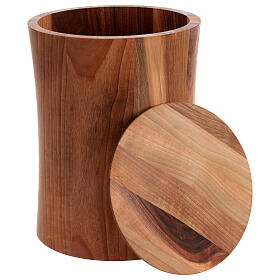 Classic dark walnut eco-friendly cremation urn