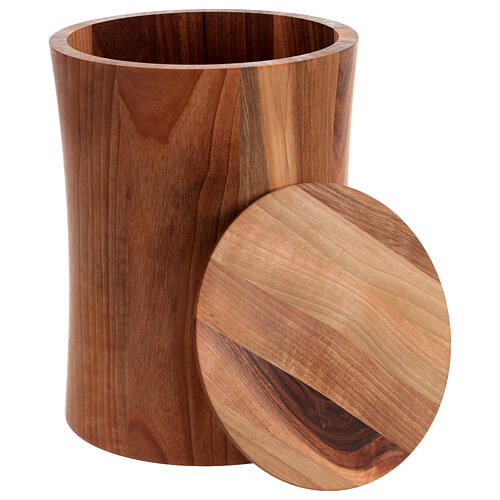 Classic dark walnut eco-friendly cremation urn 2