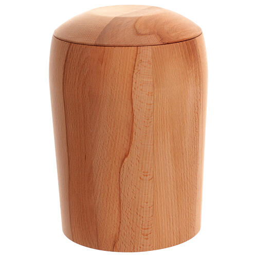 Eco-friendly beech wood cremation urn with Tree of Life engraving 4