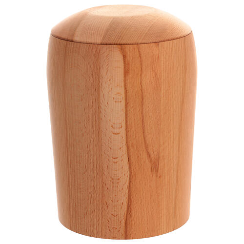 Urna para cenizas madera de haya ecológica grabado rosa 4