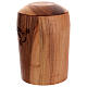 Eco-friendly walnut wood cremation urn with Dove of Peace engraving s3