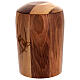 Cremation Urn in Ecological Light and Dark Walnut Wood with Butterfly Engraving s3