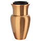 Bronze cemetery flower vase 20x10, for OUTDOORS s1