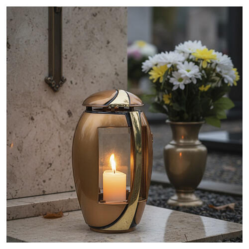 Two-tone Cemetery Candle Holder Lamp, 25 cm 2