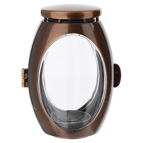 Lâmpada cinerária para vela de 8 cm de diâmetro acabamento bronze 5
