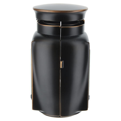 Lámpara portavela envejecida de estilo antiguo para velas de 6 cm de diámetro 7