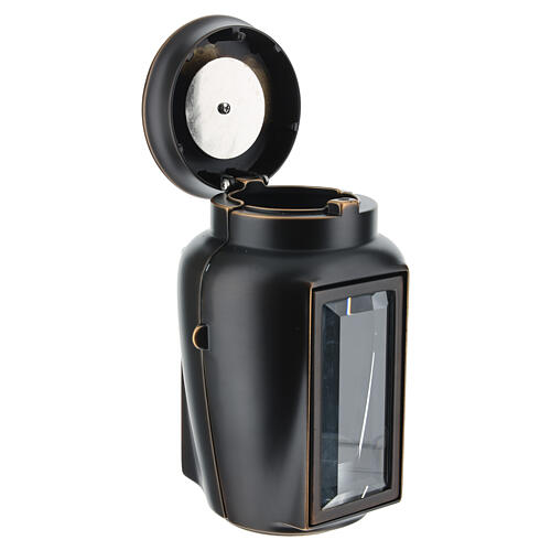 Lampe brunie style ancien pour bougies de 6 cm de diamètre 4