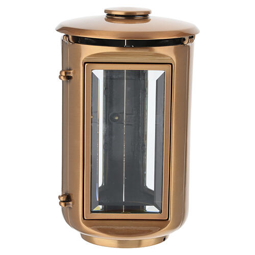 Lampe votive à enterrer 25 cm finition bronze 6