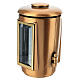 Lampe de cimetière pour bougies de 6 cm de diamètre extérieur, en bronze s3