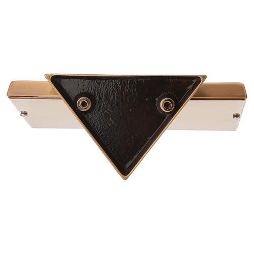 Grabbildrahmen für Fotokeramik 10 × 15 cm im Querformat – Metall in Bronzeoptik 7