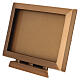 Grabbildrahmen für Fotokeramik 10 × 15 cm im Querformat – Metall in Bronzeoptik s3