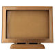 Bronze-finished horizontal outdoor photo frame for 4x6-inch photos s1
