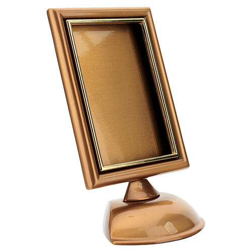 Grabbildrahmen für Außenbereich, rechteckig, für Fotokeramik 15 x 10 cm, bronzefarben 3