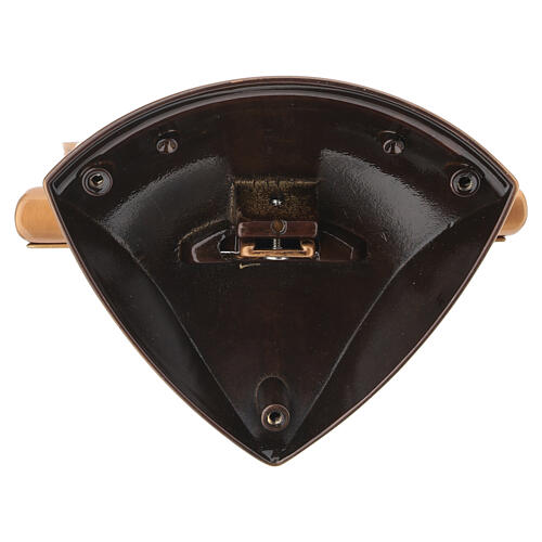 Rectangular ground-mounted funerary frame for 5x7 in photoceramic 7