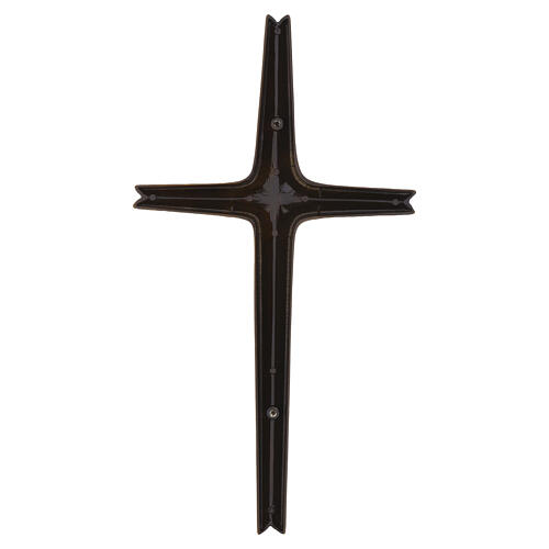 Bronze cemetery cross wall, 40x20 4