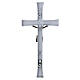 Cruz de parede com Cristo acabamento em mármore Carrara s4