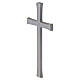 Bronzed Latin cross with grey enamel for outdoor use s3