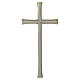 Bronzed Latin Cross with Grey Enamel for Outdoor Use s1