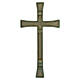 Wall cross with aquamarine finish s4