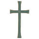 Croix murale finition vert d'eau s1