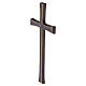 Funeral wall cross in bronze finish s3