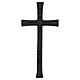 Funeral wall cross in bronze finish s4