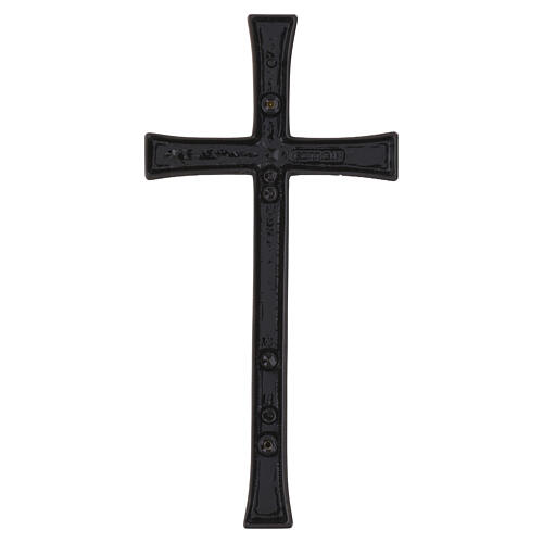Cruz funeraria de pared con acabado bruñido 4