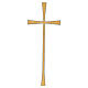 Cruz de parede efeito bronze linha afilada s1