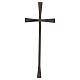 Cruz de parede efeito bronze linha afilada s4